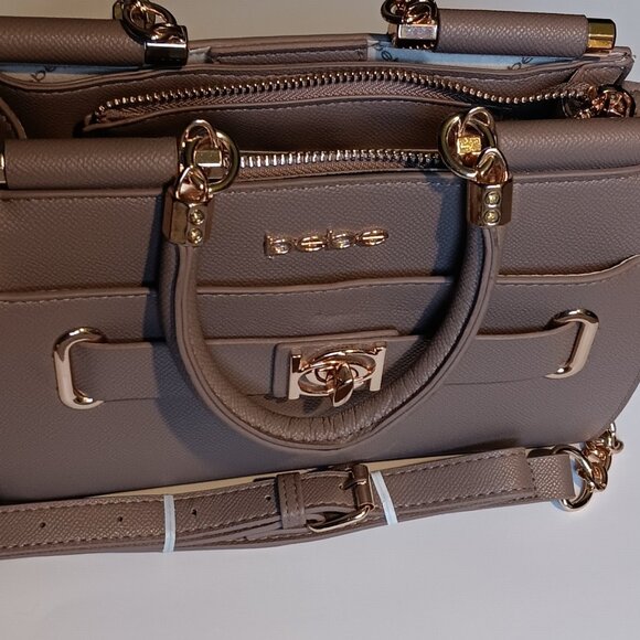 Bebe Taupe handbag with over the shoulder strap - Picture 5 of 5